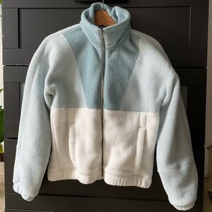 Abercrombie Color Block Fleece Jacket